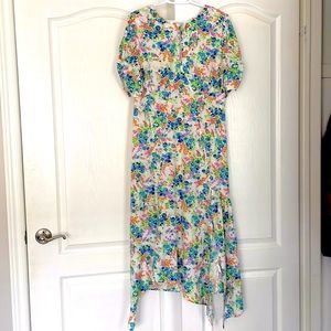 Floral topshop midi dress